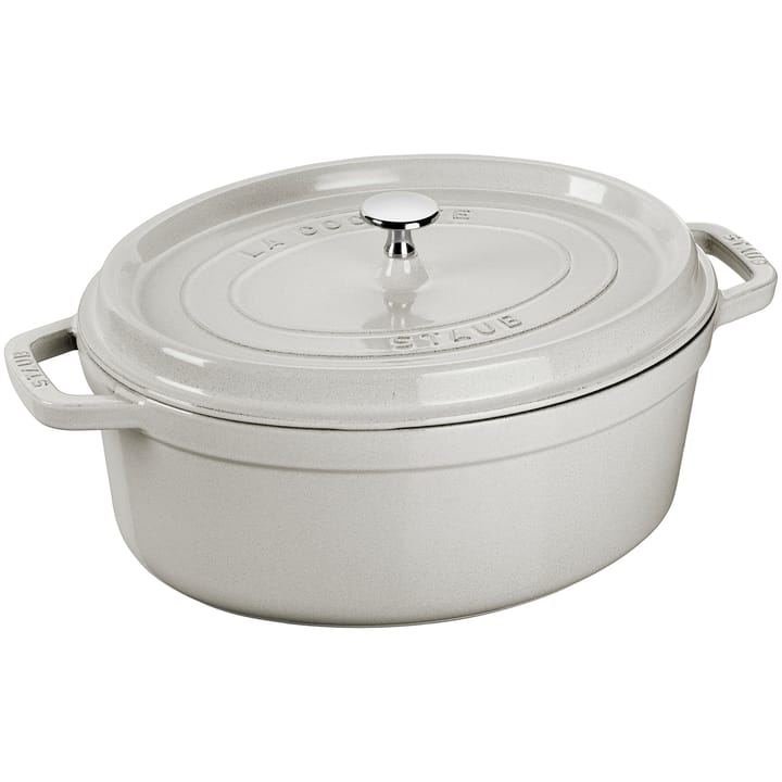 Staub White Truffle 砂锅 oval - 8 l - STAUB