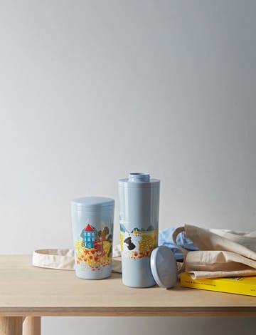 Carrie thermos 马克杯 0.4 liter - Moomin sky - Stelton