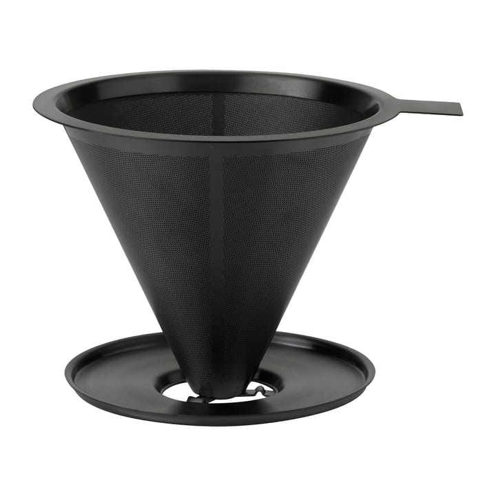Nohr slow brew fine mesh coffee funnel - 黑色 metallic - Stelton