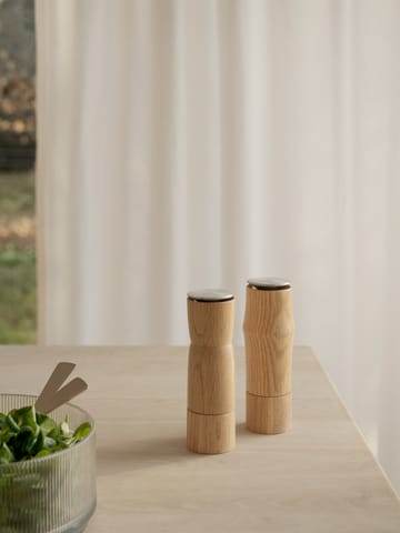 Storm salt- 和 胡椒研磨器 套装 - 自然木色 - Stelton