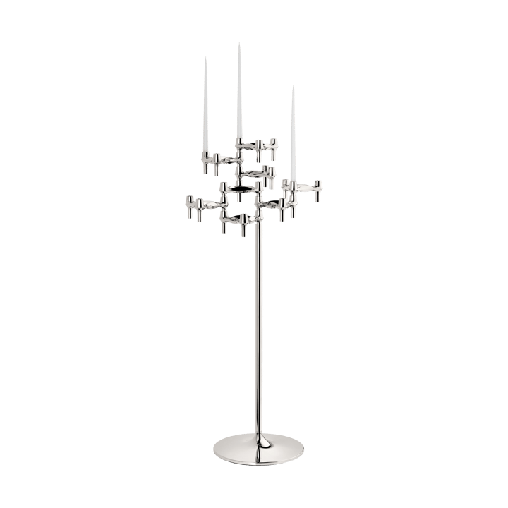 STOFF Nagel floor 烛台 70 cm - 镀铬色 - STOFF