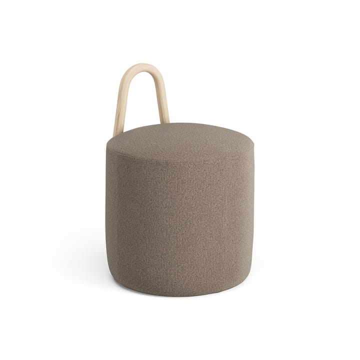 Amstelle pouf 小 box natural lacquer - Main Line Flax 23 - Swedese