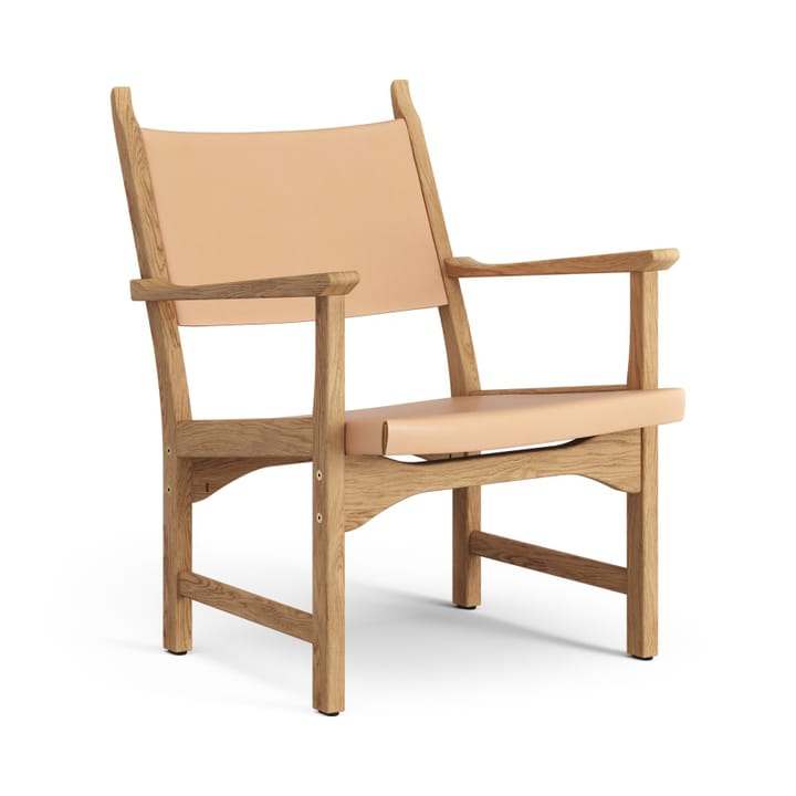 Caryngo 扶手椅 - Oiled 自然木色-皮革 nature - Swedese
