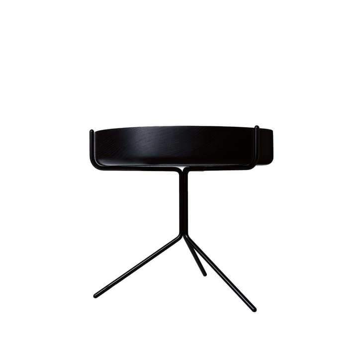 Drum 桌子 - 黑色 釉面-h.36cm-黑色 stand - Swedese