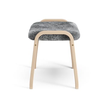 Lamino foot 凳子 laquered beech/sheep skin - Scandinavian Grey (grey) - Swedese