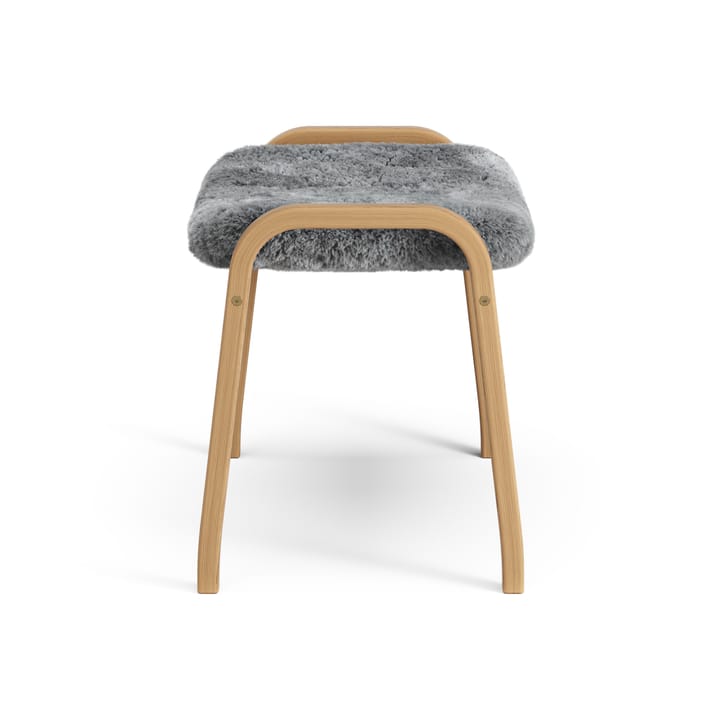 Lamino foot 凳子 oiled oak/sheep skin - Scandinavian Grey (grey) - Swedese