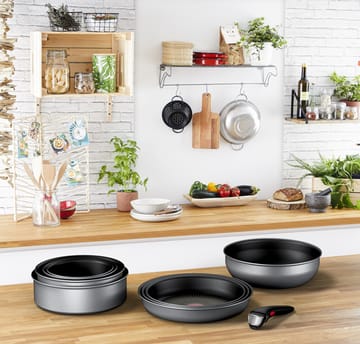 Ingenio Daily chef ON frying pan set - 8 pieces - Tefal