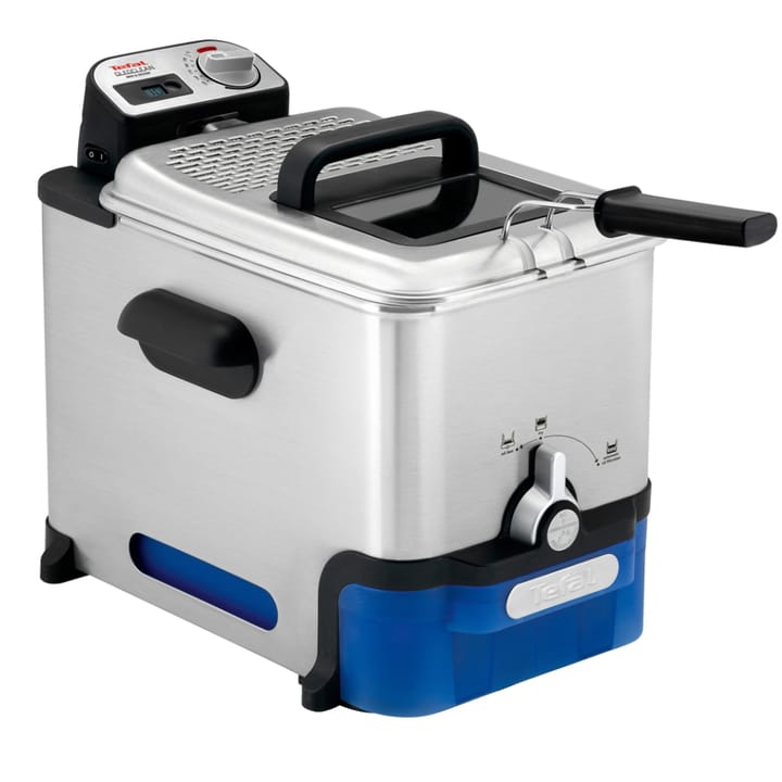 Oleoclean deep fryer digital 计时器 - 银色-蓝色 - Tefal