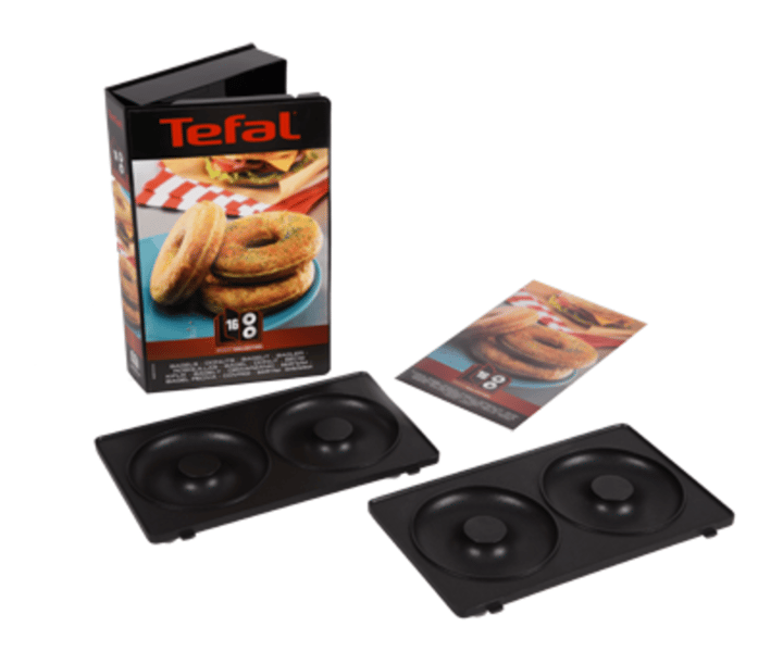 Snack Collection bagel 盘子 for sandwich grill - 黑色 - Tefal