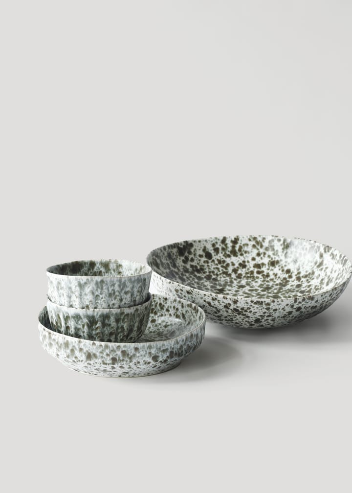 Rivoli salladsbowl medium Ø30 cm - 绿色 splatter - Tell Me More