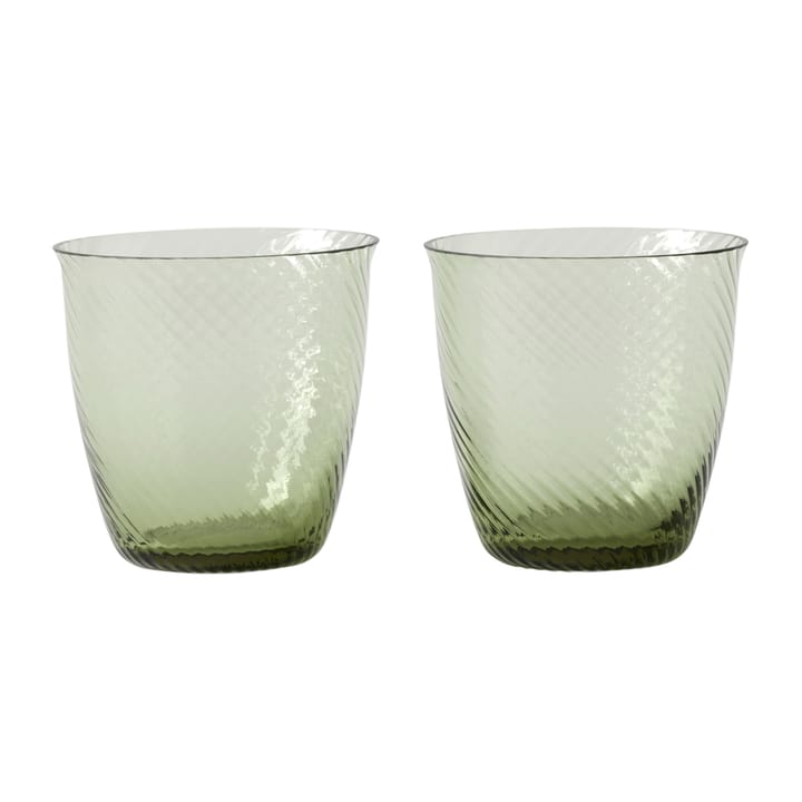 Collect SC78 玻璃杯/水杯 两件套装 - 苔藓绿 - &Tradition