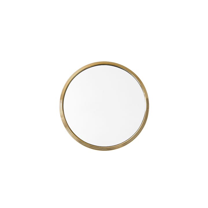 Sillon SH4 圆镜/挂墙镜 - 黄铜色 - &Tradition