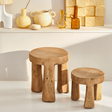 Donna stool Ø27x25 cm 凳子 - Natural - URBAN NATURE CULTURE