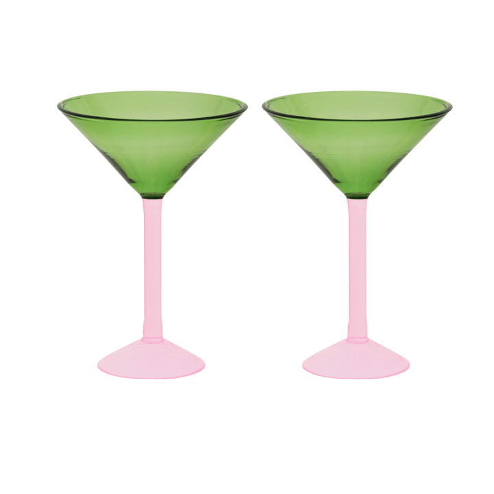 Urban Nature Culture 礼物套装 martini glasses 两件套装, 绿色 URBAN NATURE CULTURE