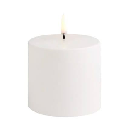 Uyuni Outdoor LED Block candle white, 7.8 cm Uyuni Lighting