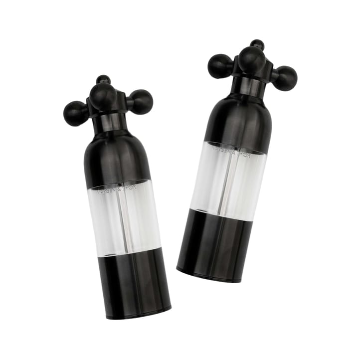 Axia salt- and pepper mill set - Matt 黑色 - Vargen & Thor