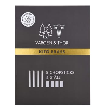 Kito Chopsticks 四件套装 - brass - Vargen & Thor