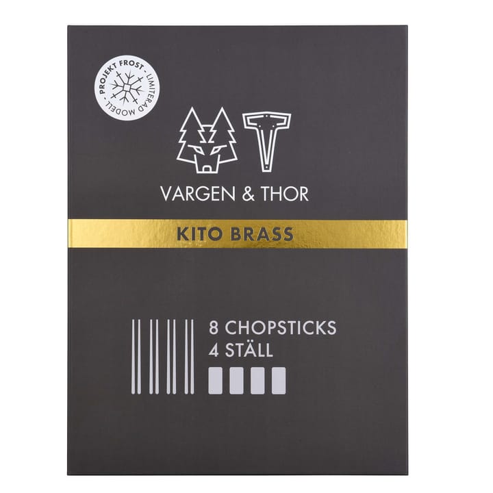 Kito Chopsticks 四件套装, brass Vargen & Thor