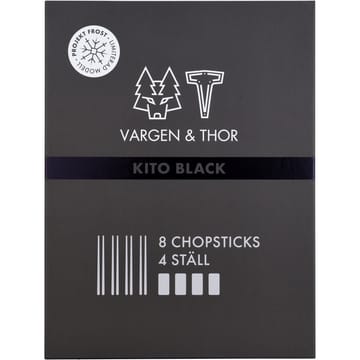 Kito Chopsticks 四件套装 - 黑色 - Vargen & Thor