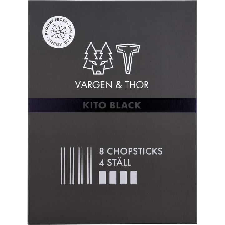 Kito Chopsticks 四件套装, 黑色 Vargen & Thor