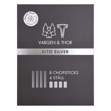 Kito Chopsticks 四件套装 - 银色 - Vargen & Thor