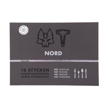 Nord 刀叉勺 16件 - Polerat silver - Vargen & Thor