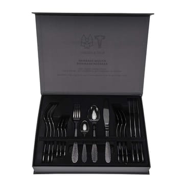 Vargen & Thor 餐具 cutlery 16 pieces - Onyx. 黑色 - Vargen & Thor