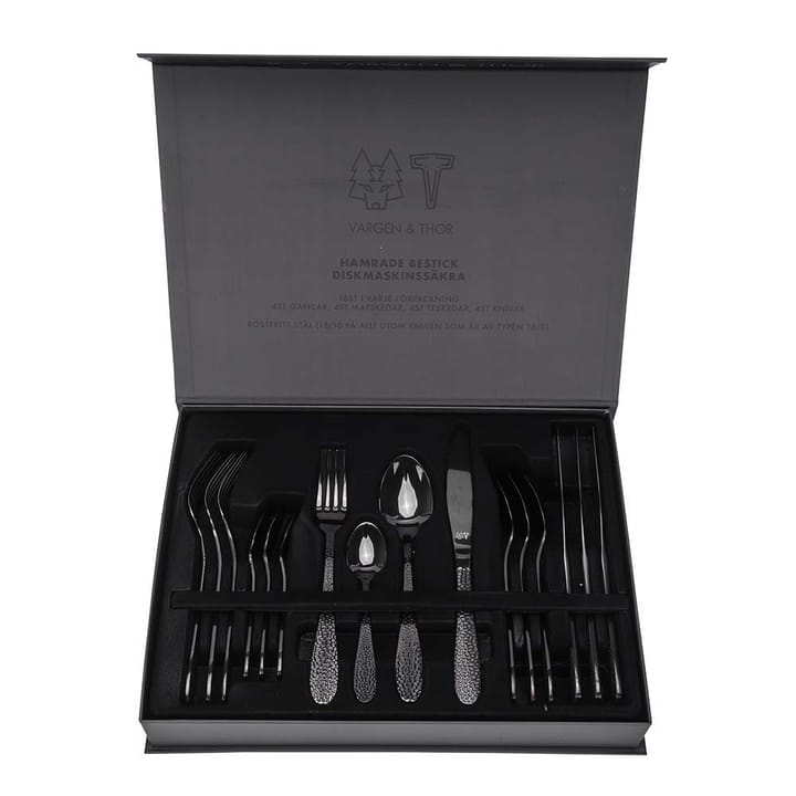 Vargen & Thor 餐具 cutlery 16 pieces - Onyx. 黑色 - Vargen & Thor