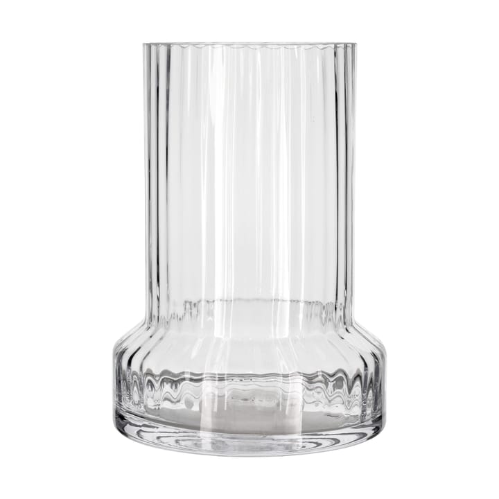 Hvils 玻璃花瓶 ribbed Ø21 cm - 透明 - Villa Collection