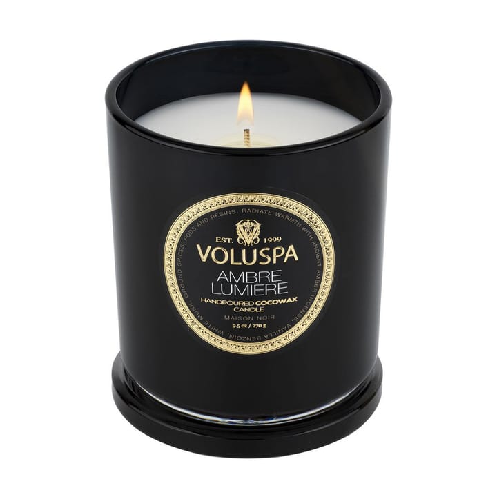 Classic Maison Noir scented 60 hours, Ambre Lumiere Voluspa