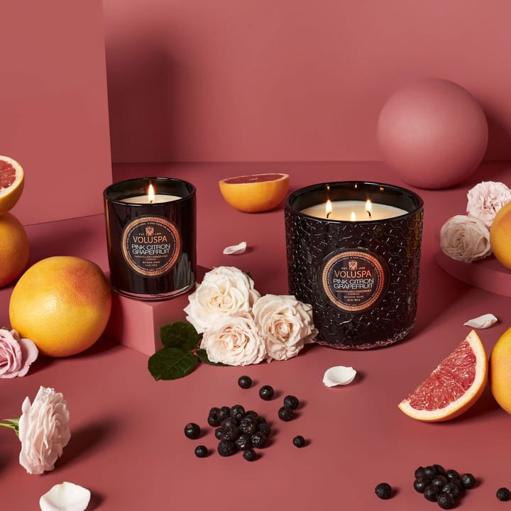 Classic Maison Noir scented 60 hours - 粉色 Citron Grapefruit - Voluspa