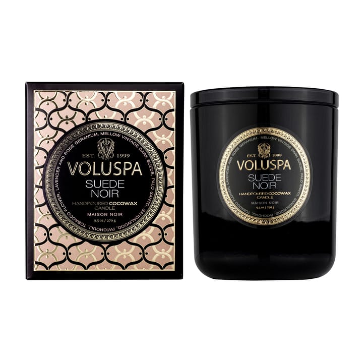 Classic Maison Noir scented 60 hours - Suede Noir - Voluspa