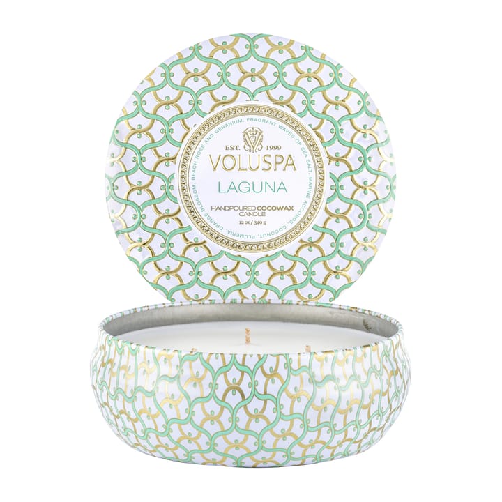 Maison Blanc 3-wick Tin scented 40 hours - Laguna - Voluspa