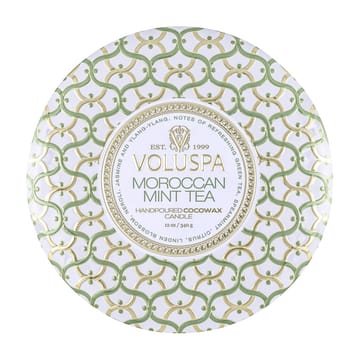 Maison Blanc 3-wick Tin scented 40 hours - Moroccan 薄荷 Tea - Voluspa