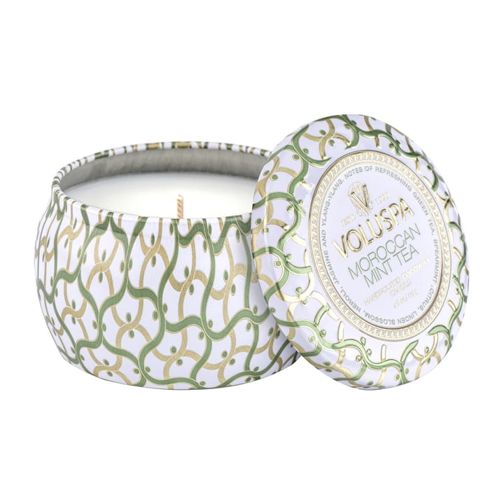 Maison Blanc Mini Tin scented 25 hours - Moroccan 薄荷 Tea - Voluspa