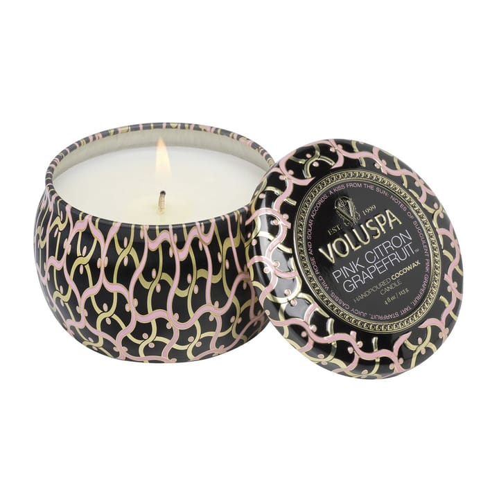 Maison Noir Mini Tin scented 25 hours - 粉色 Citron Grapefruit - Voluspa