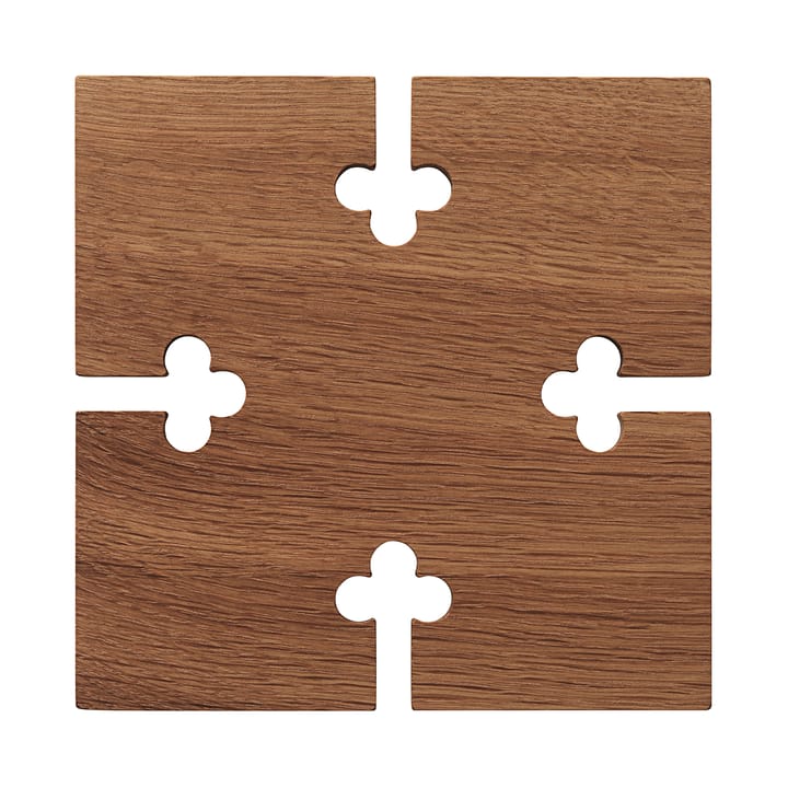 Gourmet Wood Trivet square - Oak - Warm Nordic