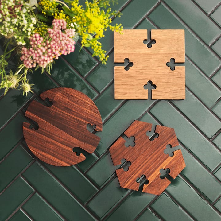 Gourmet Wood Trivet square - Oak - Warm Nordic