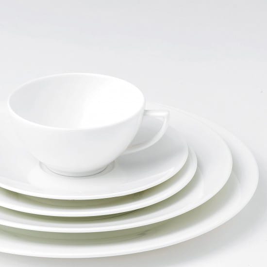 White Strata 盘子 - Ø 23 cm - Wedgwood