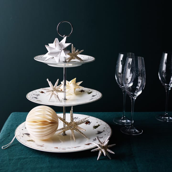 Julemorgen cake stand - 白色 - Wik & Walsøe