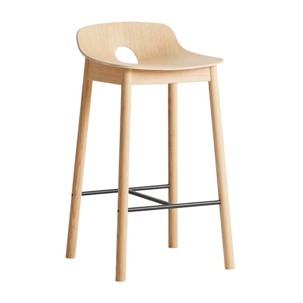 Mono barstool 65 cm 凳子 - 白色 pigmented oak - Woud