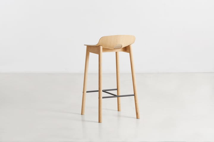 Mono barstool 65 cm 凳子 - 白色 pigmented oak - Woud