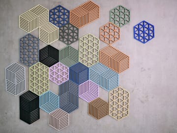 Hexagon trivet 大 - 黑色 - Zone Denmark