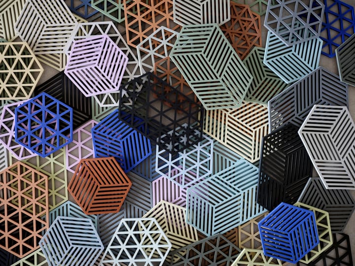 Hexagon trivet 大 - 黑色 - Zone Denmark